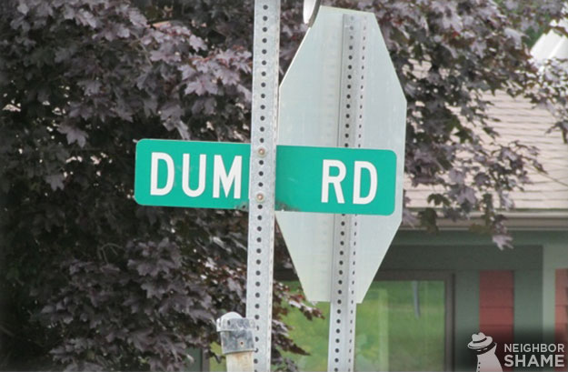 DUM-ROAD-SIGN
