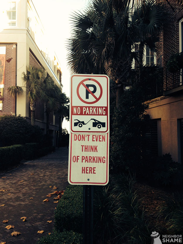 Don't-Even-Think-Of-Parking-Here