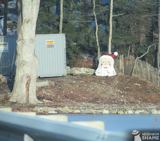 Giant-Santa-Head