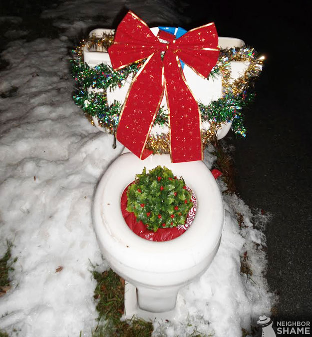 Christmas-Toilet