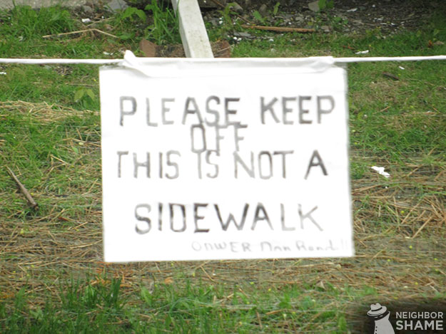 Keep-of-the-sidewalk